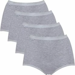 Sloggi Basic+ Dames Maxi Slip - 4-pack - Lichtgrijs - Maat 40 -Badmode Winkel 550x550 62