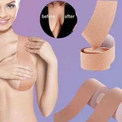 Inodes Boob Tape 5 Meter (7,5 Cm Breed) - Zwart - Plak BH - Strapless BH + Inclusief Tepelcovers -Badmode Winkel 550x550 94