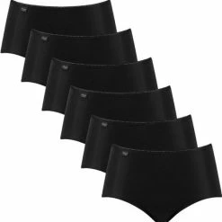 Sloggi Dames Midi Slip 6 Pack 24/7 Microfibre