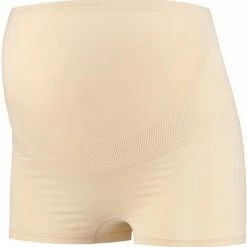 Mamsy Seamless Zwangerschaps BOXERSHORTS Met Shapewear Effect (beige XL/XXL -Badmode Winkel 550x560 1