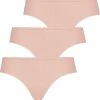 Hunkemöller Dames Lingerie 3-pack Invisible Brazilian - Beige - Maat XS -Badmode Winkel 550x561 4
