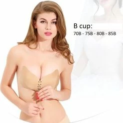 Merkloos Plak BH - Strapless BH - Plak BH Push Up - Cup B