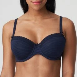 PrimaDonna Twist Basel Voorgevormde Balconette Bh 0242062 Majestic Blue - Maat 80F
