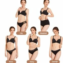 Bamboozy Menstruatie Ondergoed Basic 4-laags Maat 2XL 44-46 Zwart Period Underwear Duurzaam Menstrueren Incontinentie Zero Waste Jasmijn -Badmode Winkel 550x573 10