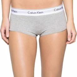 Calvin Klein Onderbroek - Maat XS - Vrouwen - Grijs/wit -Badmode Winkel 550x617 1