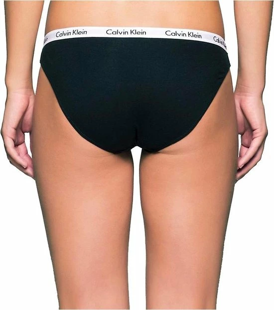 Calvin Klein Dames Slips (3-pack) - Zwart, Wit, Grijs - Maat L 7 Calvin Klein Dames Slips (3-pack) - Zwart, Wit, Grijs - Maat L - Afbeelding 5