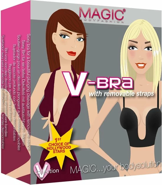 MAGIC Bodyfashion V-Bra Zwart Vrouwen - Maat 75C 10 MAGIC Bodyfashion V-Bra Zwart Vrouwen - Maat 75C - Afbeelding 8