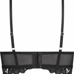 Hunkemöller Dames Lingerie Voorgevormde Longline Bh Zonder Beugel Shiloh - Zwart - Maat C80 -Badmode Winkel 550x631 5