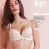 Love And Bra Super Push-up Beha In CHAMPAGNE Kleur, Kant En Ingebouwde Kussens Maat 85B -Badmode Winkel 550x636 2