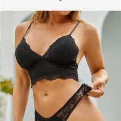 Merkloos Sara Shop - String Dames - String Katoen - Staring Zwart / Wit - Maat L - 2 Stuks -Badmode Winkel 550x644 1