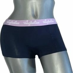 Australian Dames Boxers Lila-Zwart 2-Pack Maat L -Badmode Winkel 550x645 3