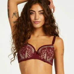 Hunkemöller Dames Lingerie Voorgevormde Beugel Bh Malika - Rood - Maat C80 -Badmode Winkel 550x647 2