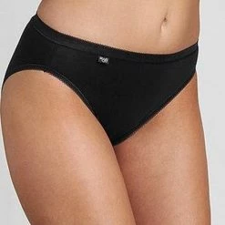 Sloggi Basic+ Dames Tai Slip - Zwart - Maat 48 -Badmode Winkel 550x647 4