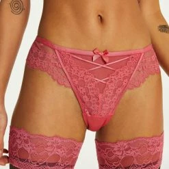 Hunkemöller Dames Lingerie Brazilian Claire - Roze - Maat S