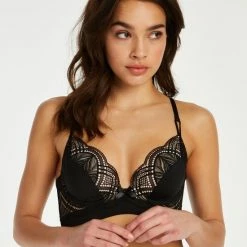 Hunkemöller Dames Lingerie Voorgevormde Beugel Bh Bambini - Zwart - Maat D80 -Badmode Winkel 550x660 179