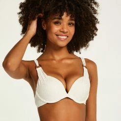 Hunkemöller Dames Badmode Voorgevormde Push-up Beugel Bikinitop Broderie - Wit - Maat C75 -Badmode Winkel 550x660 182