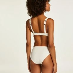 Hunkemöller Dames Badmode Voorgevormde Push-up Beugel Bikinitop Broderie - Wit - Maat C75 -Badmode Winkel 550x660 183