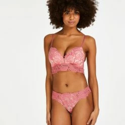 Hunkemöller Dames Lingerie Voorgevormde Longline Bh Zonder Beugel Shiloh - Roze - Maat C85 -Badmode Winkel 550x660 223