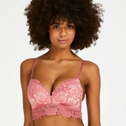 Hunkemöller Dames Lingerie Voorgevormde Longline Bh Zonder Beugel Shiloh - Roze - Maat C85 -Badmode Winkel 550x660 226