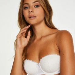 Hunkemöller Lingerie Dames Voorgevormde Strapless Beugel Bh Maya - Wit - Maat F80 -Badmode Winkel 550x660 321