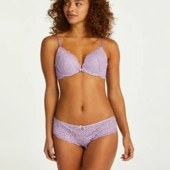 Hunkemöller Dames Lingerie Voorgevormde Push-up Beugel Bh Rose - Paars - Maat A80 -Badmode Winkel 550x660 330