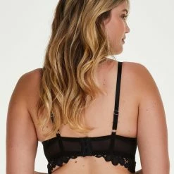 Hunkemöller Dames Lingerie Voorgevormde Longline Bh Zonder Beugel Shiloh - Zwart - Maat C80 -Badmode Winkel 550x660 341