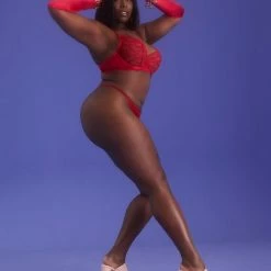 Hunkemöller Dames Lingerie Niet Voorgevormde Beugel Bh Isabelle - Rood - Maat D75 -Badmode Winkel 550x660 347