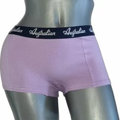 Australian Dames Boxers Lila-Zwart 2-Pack Maat L -Badmode Winkel 550x664 1
