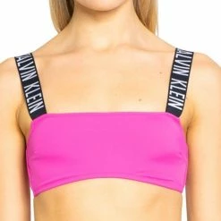 Calvin Klein Bandeau Top Bikini Top Dames Pink -Badmode Winkel 550x685 2