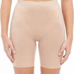 Spanx Thinstincts 2.0 Mid Thigh Short - Zwart- Maat L -Badmode Winkel 550x685