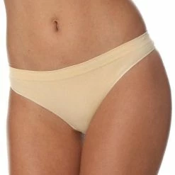 Brubeck Dames Ondergoed String - Naadloos Elastisch Katoen 3-Pack - Beige - M -Badmode Winkel 550x687 10