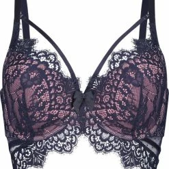 Hunkemöller Dames Lingerie Voorgevormde Longline Beugel Bh Marilee - Blauw - Maat D70 -Badmode Winkel 550x693 1