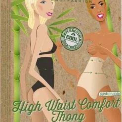 MAGIC Bodyfashion High Waist Comfort Thong Dames Corrigerend Ondergoed Zwart - Maat L -Badmode Winkel 550x704 2