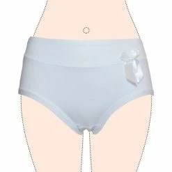 Merkloos Dames Slips 10 Pack Met Strikje XL 42-44 -Badmode Winkel 550x706 3