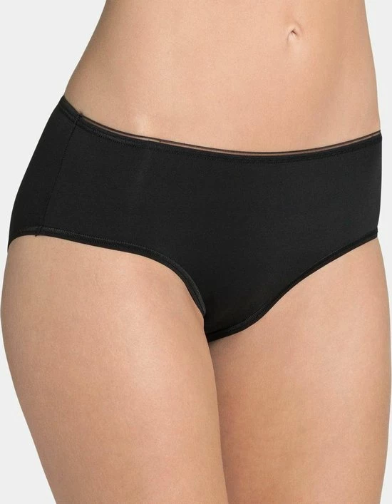 Sloggi Slip Midi Feel Sensation Zwart - Maat 38 4 Sloggi Slip Midi Feel Sensation Zwart - Maat 38 - Afbeelding 2