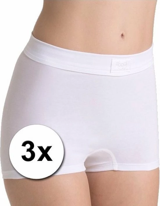 3x Sloggi Double Comfort Dames Shorts Wit 42 - Onderbroek / Boxer 3 3x Sloggi Double Comfort Dames Shorts Wit 42 - Onderbroek / Boxer