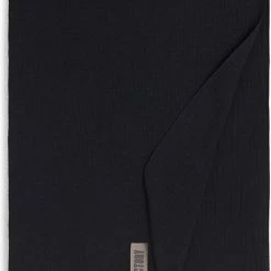 Knit Factory Liv Pareo - XL Sjaal - Stranddoek - Zwart - 100% Biologisch Katoen -Badmode Winkel 550x709 7