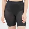 Spanx Thinstincts 2.0 Mid Thigh Short - Zwart- Maat L -Badmode Winkel 550x710