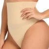 Merkloos Corrigerend String - 2 PACK - Correctie String Body - Corrigerend Ondergoed - Shapewear - Beige-