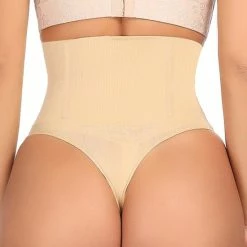 Merkloos Corrigerend String - 2 PACK - Correctie String Body - Corrigerend Ondergoed - Shapewear - Beige- -Badmode Winkel 550x733 22