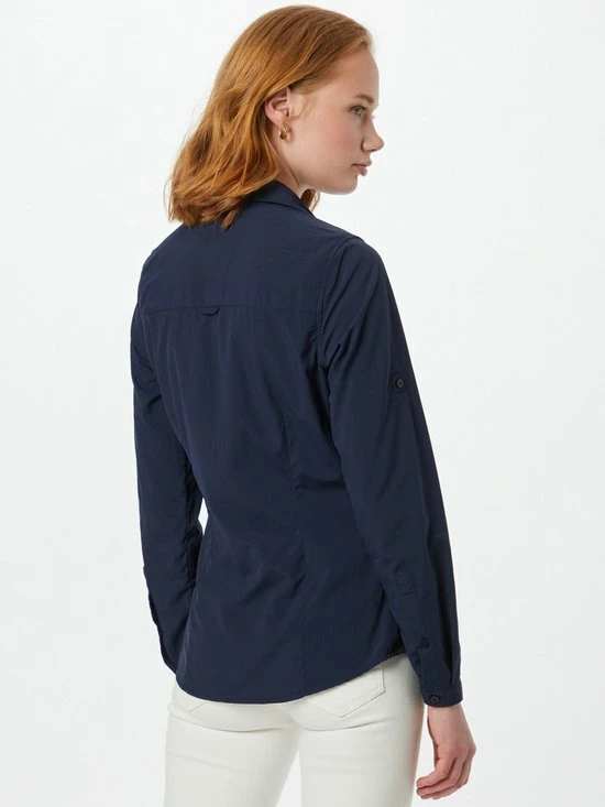 Craghoppers - UV Blouse Voor Vrouwen - Lange Mouwen - Bardo - Blauw - Maat S (38) 5 Craghoppers - UV Blouse Voor Vrouwen - Lange Mouwen - Bardo - Blauw - Maat S (38) - Afbeelding 3