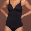 Bye Bra Corrigerende Bodysuit, Zonder Beugel, Stevige Correctie, Shapewear Body, Zwart, Maat S -Badmode Winkel 550x733 58