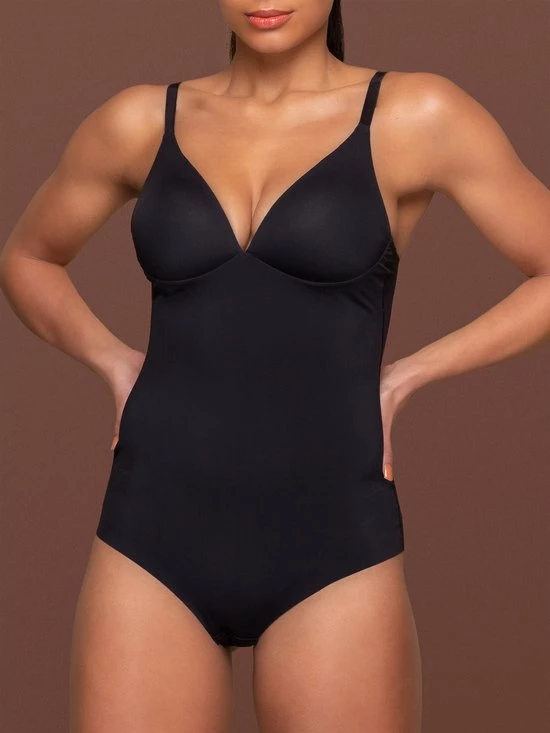 Bye Bra Corrigerende Bodysuit, Zonder Beugel, Stevige Correctie, Shapewear Body, Zwart, Maat S 3 Bye Bra Corrigerende Bodysuit, Zonder Beugel, Stevige Correctie, Shapewear Body, Zwart, Maat S