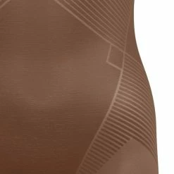 SPANX Thinstincts 2.0 Open-bust Mid Thigh Bodysuit | Kleur Café Au Lait (Dark Nude) I Maat M -Badmode Winkel 550x733 67