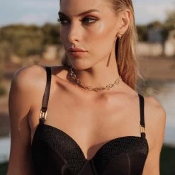 SAPPH - Roma Voorgevormde BH - Maat 80E - Zwart - Met Beugel - Dames -Badmode Winkel 550x733 88