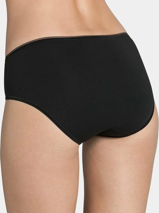 Sloggi Slip Midi Feel Sensation Zwart - Maat 38 5 Sloggi Slip Midi Feel Sensation Zwart - Maat 38 - Afbeelding 3