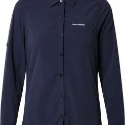 Craghoppers - UV Blouse Voor Vrouwen - Lange Mouwen - Bardo - Blauw - Maat S (38)