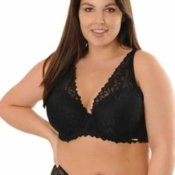 SAPPH - Flora Voorgevormde BH Zwart - Maat 80F - Zwart - Met Beugel - Dames -Badmode Winkel 550x755