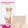Bye Bra Naadloze Padded Slips, Hoge Taille, Butt Lift, Buikcontrole, Butt Lifter Ondergoed, Beige, M -Badmode Winkel 550x777 3