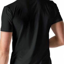 Mey - Dry Cotton O-hals T-shirt Zwart - Maat L - Slim-fit -Badmode Winkel 550x792